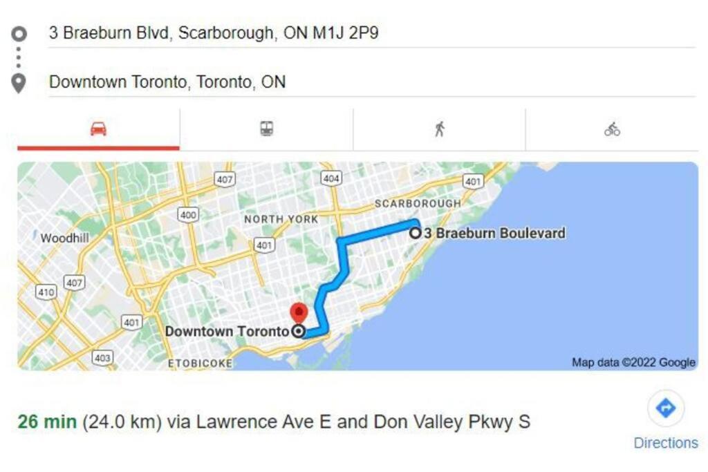 Lovely 2 Bedroom Basement Apartment In Toronto Exteriör bild
